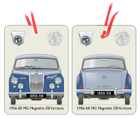 MG Magnette ZB Varitone 1956-58 Air Freshener